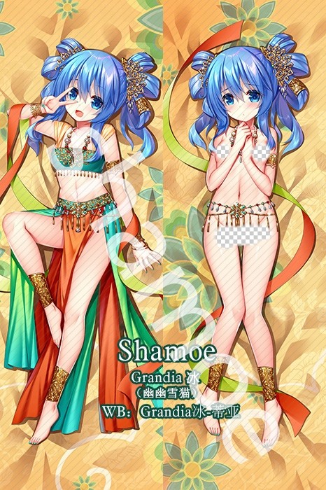 Date A Live Himekawa Yoshino Anime Dakimakura Pillow Cover