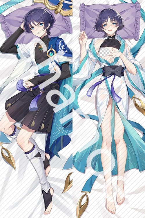 Genshin Impact Wanderer Anime Dakimakura Pillow Cover