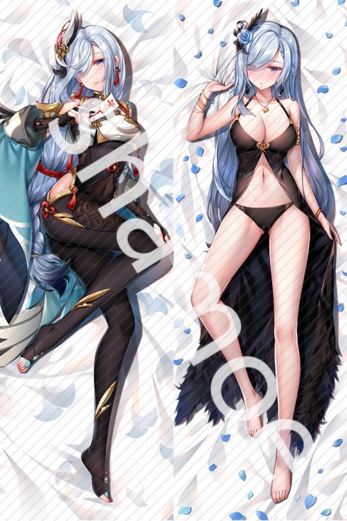 Genshin Impact Shenhe Anime Dakimakura Pillow Cover