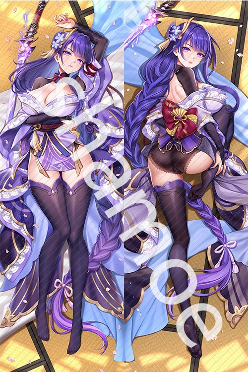 Genshin Impact Raiden Shogun Baal Anime Dakimakura Pillow Cover