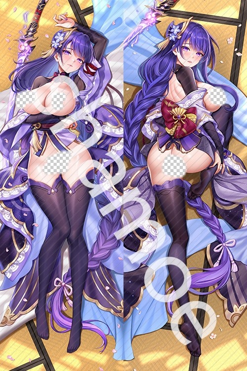 Genshin Impact Raiden Shogun Baal Anime Dakimakura Pillow Cover