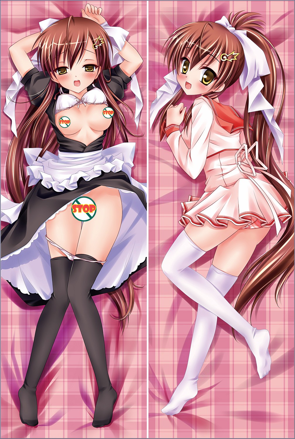 Tenshin Ranman Lucky or Unlucky !? Aoi Yamabuki Anime Dakimakura Pillow Cover WOW-YC199
