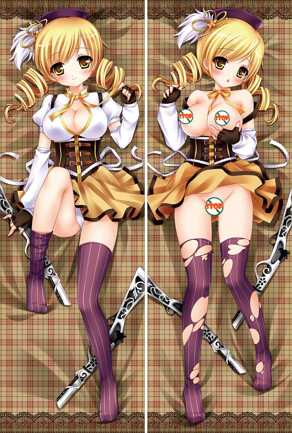 Puella Magi Madoka Magica Mami Tomoe Anime Dakimakura Pillow Cover    