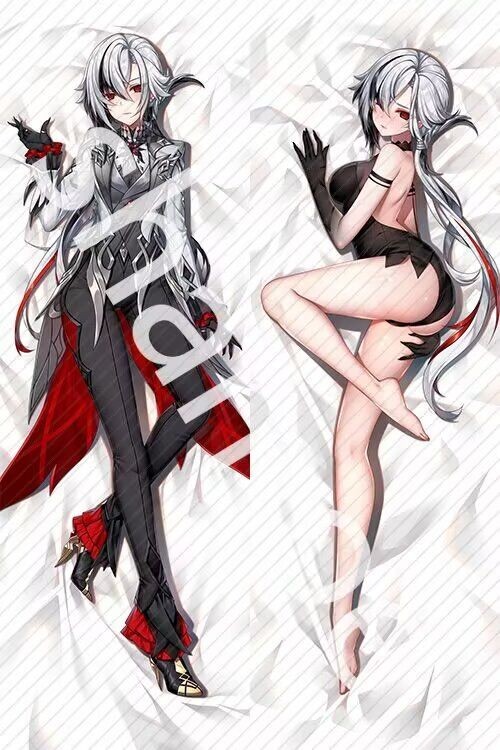 Genshin Impact Arlecchino Anime Dakimakura Pillow Cover