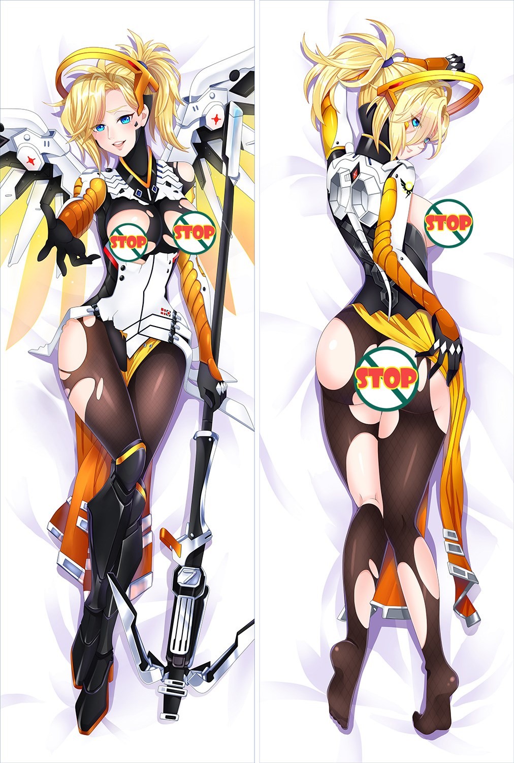 Overwatch Lucie Pohl Anime Dakimakura Pillow Cover