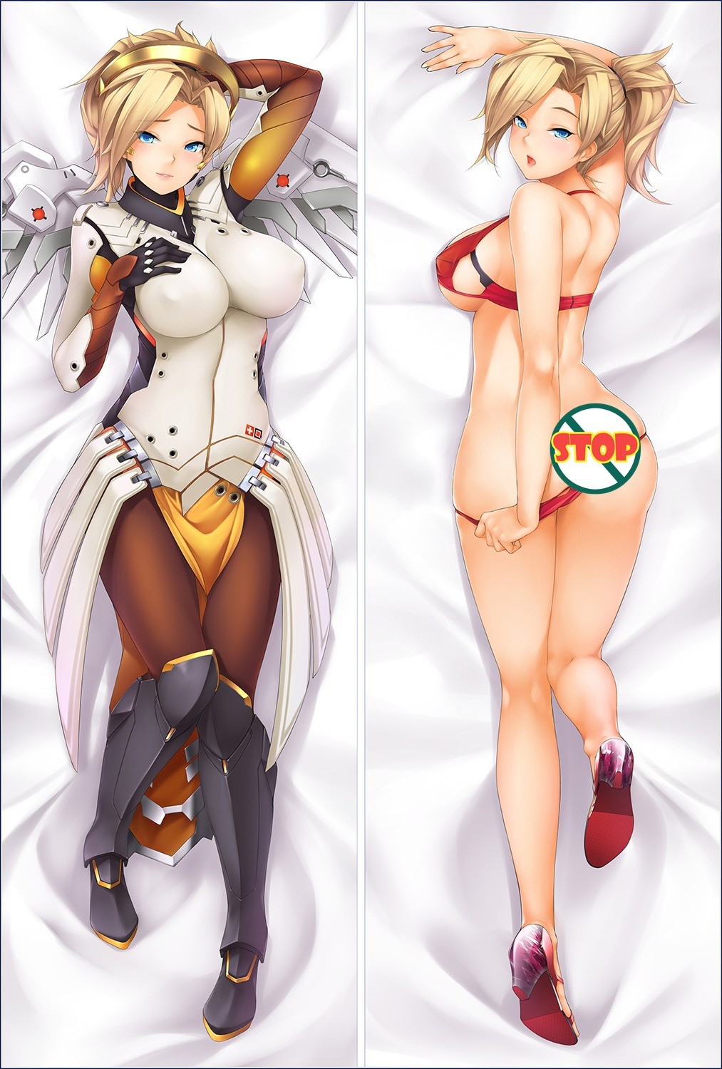 Overwatch Lucie Pohl Anime Dakimakura Pillow Cover