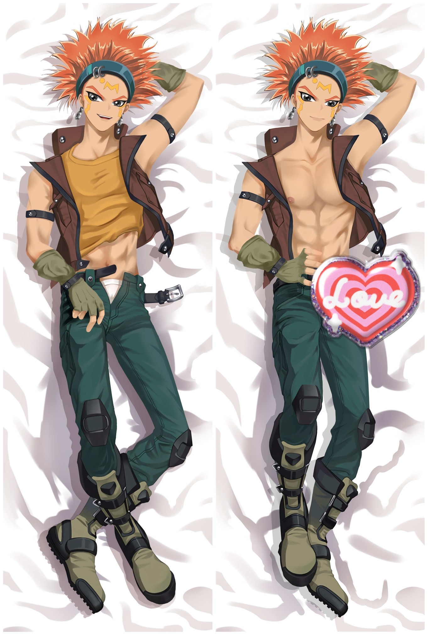 Yu-Gi-Oh! Crow Hogan Anime Dakimakura Body Pillow Cover