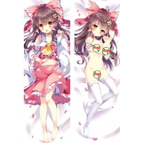 TouHou Project Hakurei Reimu Hentai Anime Dakimakura Pillow Cover