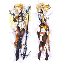 Overwatch OW Mercy Anime Dakimakura Pillow Cover