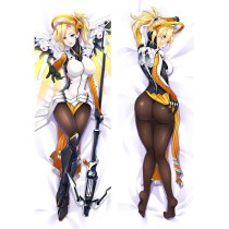 Overwatch OW Mercy Anime Dakimakura Pillow Cover
