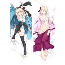 Fate/Grand Order Okita Sōji Saber Anime Dakimakura Pillow Cover