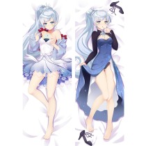 Anime RWBY Weiss Dakimakura Bed Hugging Body Pillow Case Cover