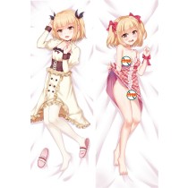 Anime New Game! Yun Iijima Otaku Dakimakura Hugging Body Pillow Case 