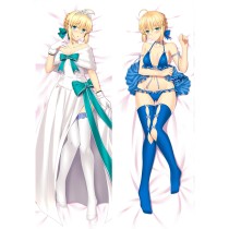 Fate/Grand Order FGO Artoria Pendragon Anime Dakimakura Pillow Cover