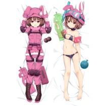 Sword Art Online Alternative Gun Gale Online Kohiruimaki Karen Anime Dakimakura Hugging Pillow Cover