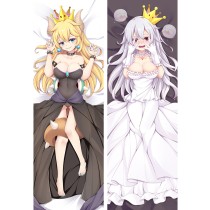 Super Mario Bowsette Princess Bowser Anime Dakimakura Pillow Cover