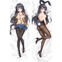 Rascal Does Not Dream of Bunny Girl Senpai Sakurajima Mai Anime Dakimakura Pillow Cover