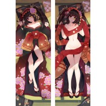 Date A Live Flower Tokisaki Kurumi Anime Dakimakura Pillow Cover