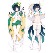 Genshin Impact Venti Anime Dakimakura Body Pillow Cover