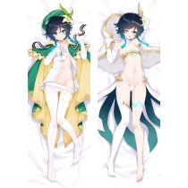 Genshin Impact Venti Anime Dakimakura Body Pillow Cover