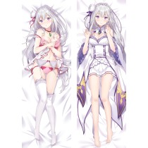 Re:Zero − Starting Life in Another World Emilia Anime Dakimakura Body Pillow Cover
