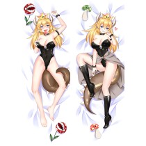 Super Mario Bowsette Princess Bowser Anime Dakimakura Pillow Cover
