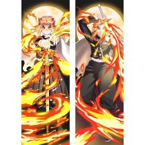Demon Slayer: Kimetsu no Yaiba Rengoku Kyoujurou Anime Dakimakura Pillow Cover