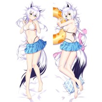 Virtual Youtuber Shirakami Fubuki Anime Dakimakura Body Pillow Cover
