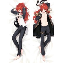 Genshin Impact Diluc Anime Dakimakura Body Pillow Cover