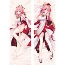 Genshin Impact Yae Miko Anime Dakimakura Body Pillow Cover