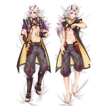 Genshin Impact Arataki Itto Anime Dakimakura Body Pillow Cover
