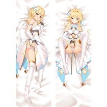 Genshin Impact Lumine Anime Dakimakura Body Pillow Cover