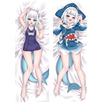 Virtual Youtuber Gawr Gura Anime Dakimakura Body Pillow Cover