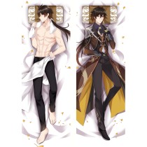 Genshin Impact ZhongLi Anime Dakimakura Body Pillow Cover
