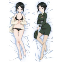 Girls und Panzer Rumi Anime Dakimakura Body Pillow Cover