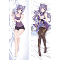 Genshin Impact Keqing Anime Dakimakura Body Pillow Cover