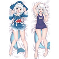 Virtual Youtuber Gawr Gura Anime Dakimakura Body Pillow Cover