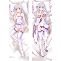 Re:Zero Emilia Anime Dakimakura Body Pillow Cover