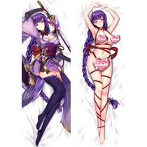Genshin Impact Raiden Shogun Baal Anime Dakimakura Body Pillow Cover