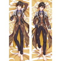 Genshin Impact Zhongli Anime Dakimakura Body Pillow Cover