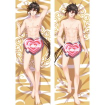 Genshin Impact Zhongli Anime Dakimakura Body Pillow Cover