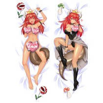 Super Mario Princess Bowsette Anime Dakimakura Body Pillow Cover