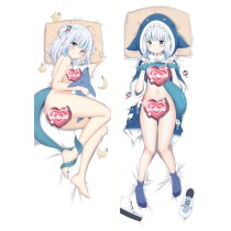 Virtual Youtuber Gawr Gura Anime Dakimakura Body Pillow Cover