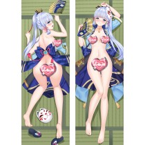 Genshin Impact Kamisato Ayaka Anime Dakimakura Body Pillow Cover
