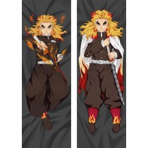 Demon Slayer: Kimetsu no Yaiba Rengoku Kyoujurou Anime Dakimakura Pillow Cover