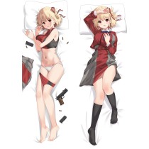 Lycoris Recoil Nishikigi Chisato Anime Dakimakura Body Pillow Cover