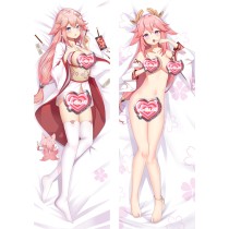 Genshin Impact Yae Miko Anime Dakimakura Body Pillow Cover