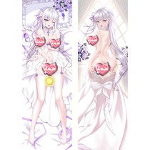 Re:Zero Emilia Anime Dakimakura Pillow Cover