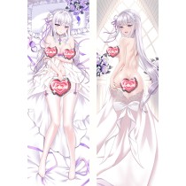 Re:Zero Emilia Anime Dakimakura Pillow Cover