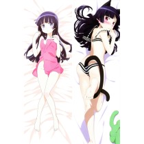 Oreimo Ruri Gokō Kuroneko Anime Dakimakura Pillow Case